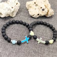 Cross Glow In The Dark Braclets